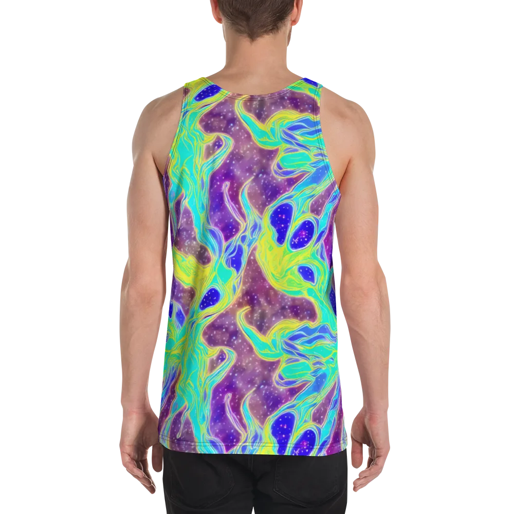 Galactic Marble on Men's Tank Top — Back