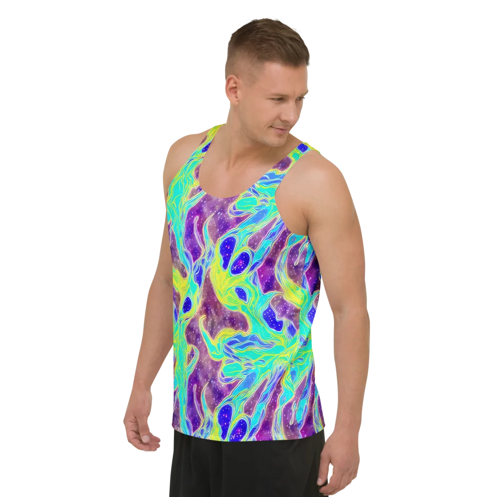 Galactic Marble on Men's Tank Top — Left Front