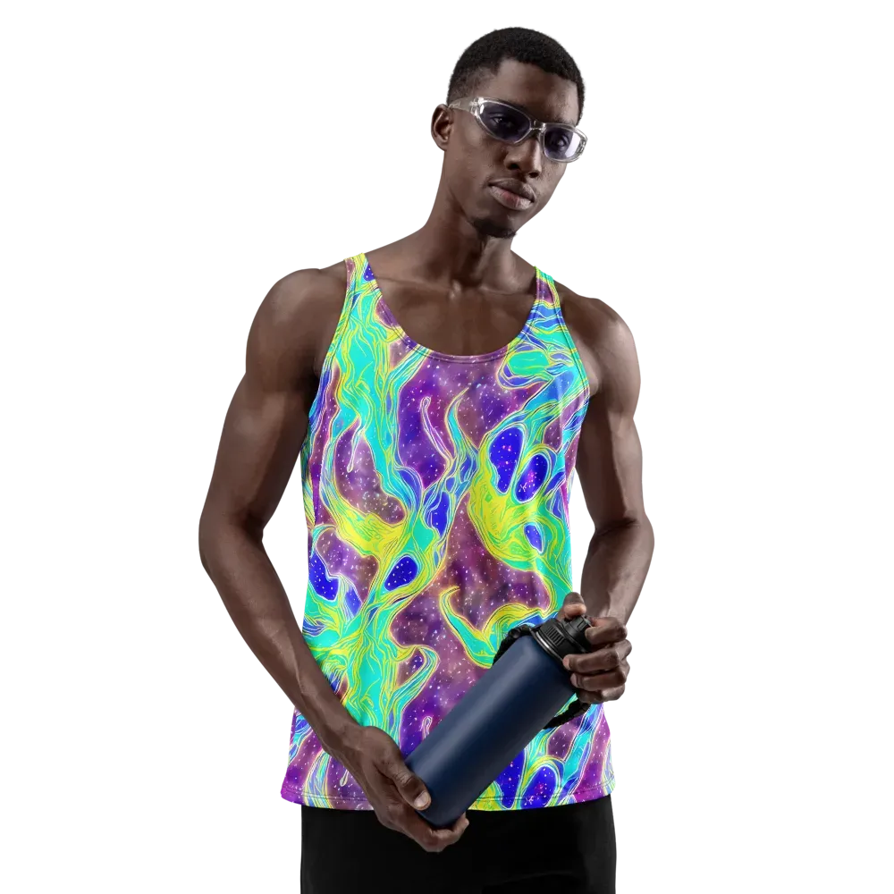 Galactic Marble on Men's Tank Top — Front