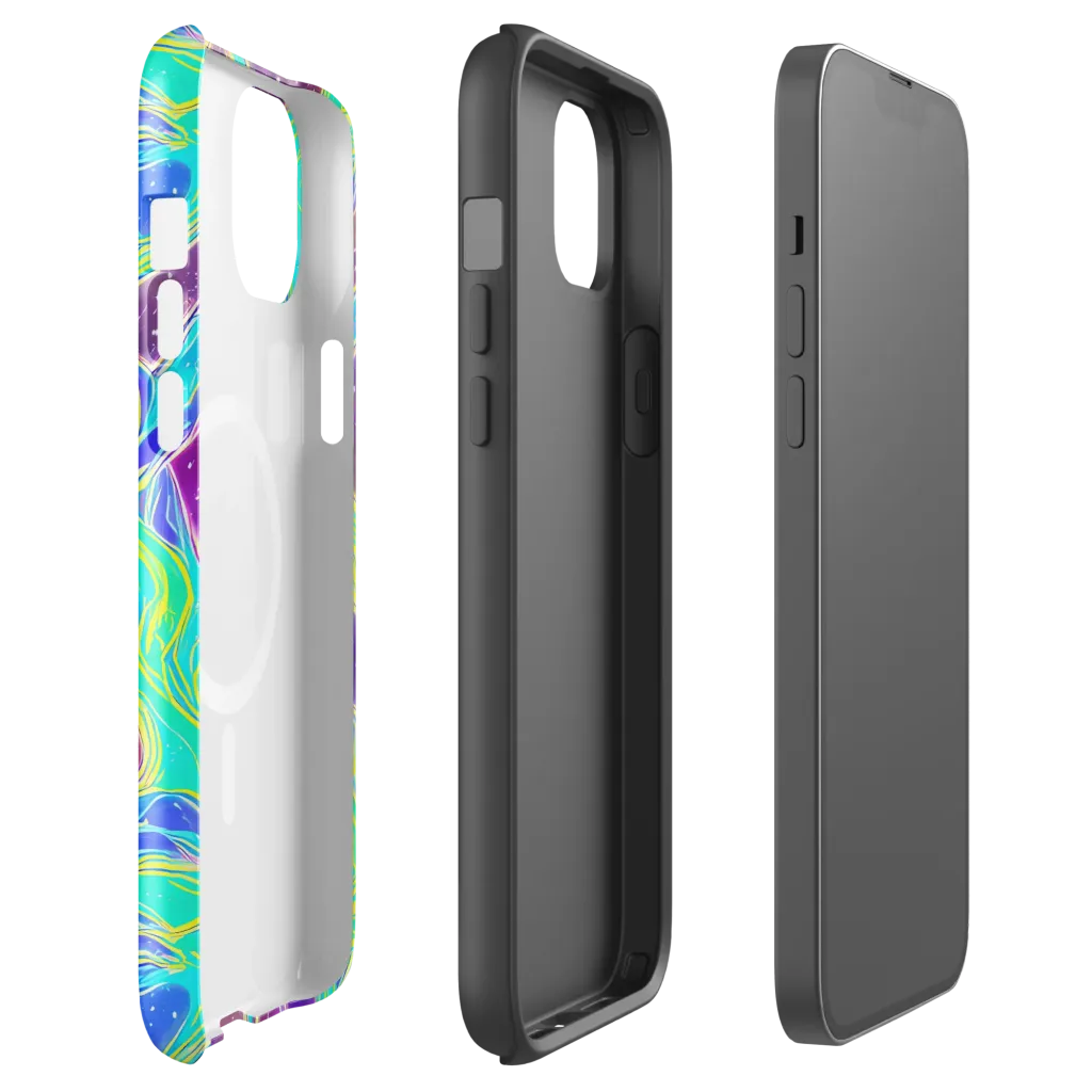 Galactic Marble on MagSafe Tough Case for iPhone® — Front