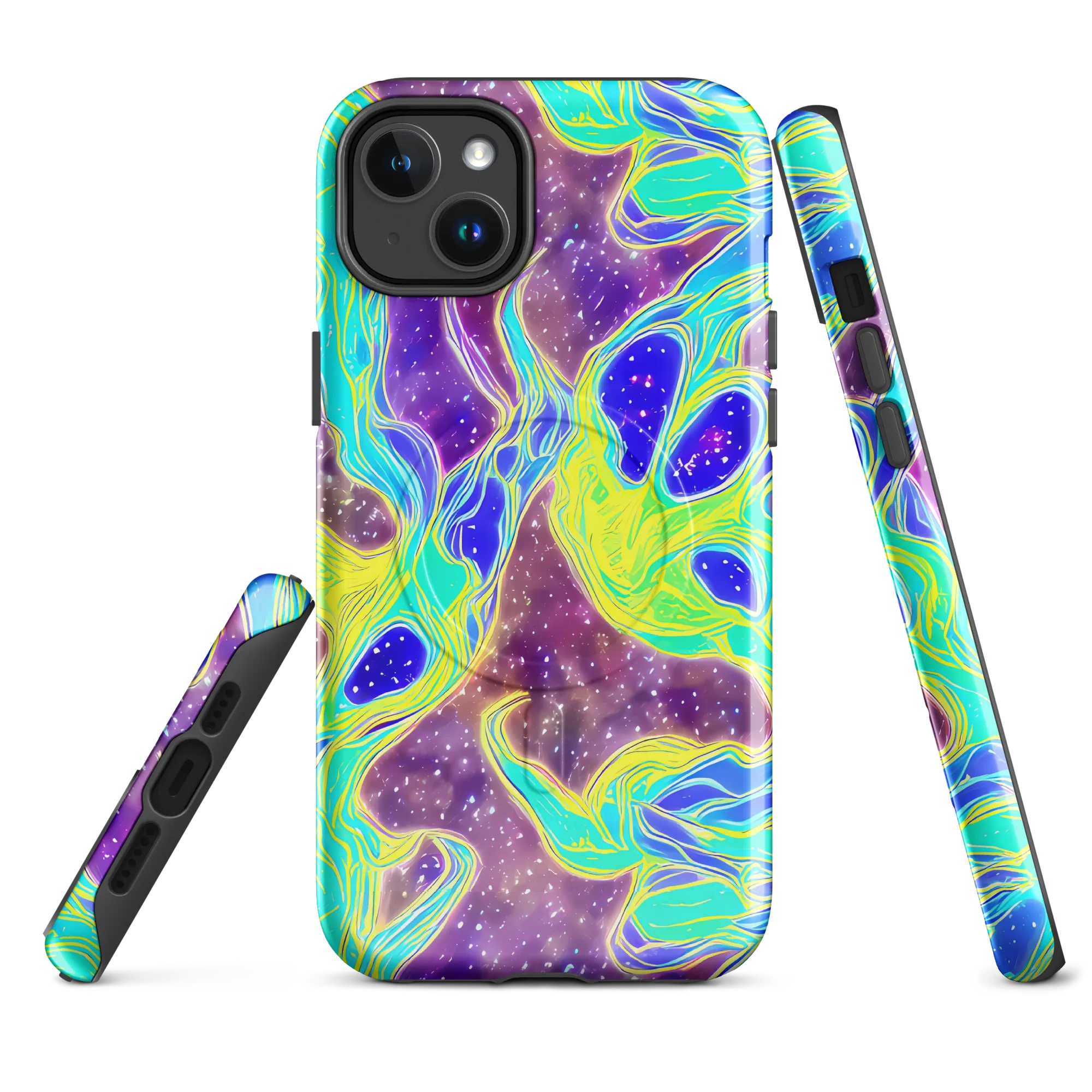 Galactic Marble on MagSafe Tough Case for iPhone® — Front