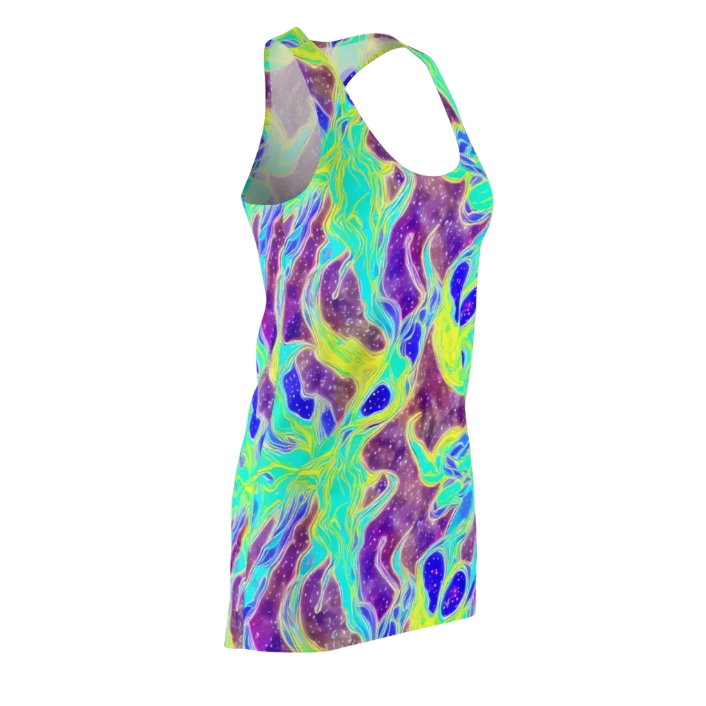 Galactic Marble on Racerback Dress — Front Side
