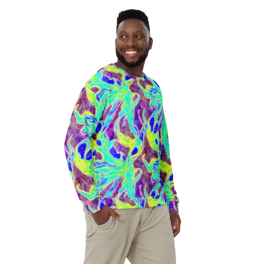 Galactic Marble on Sweatshirt — Front
