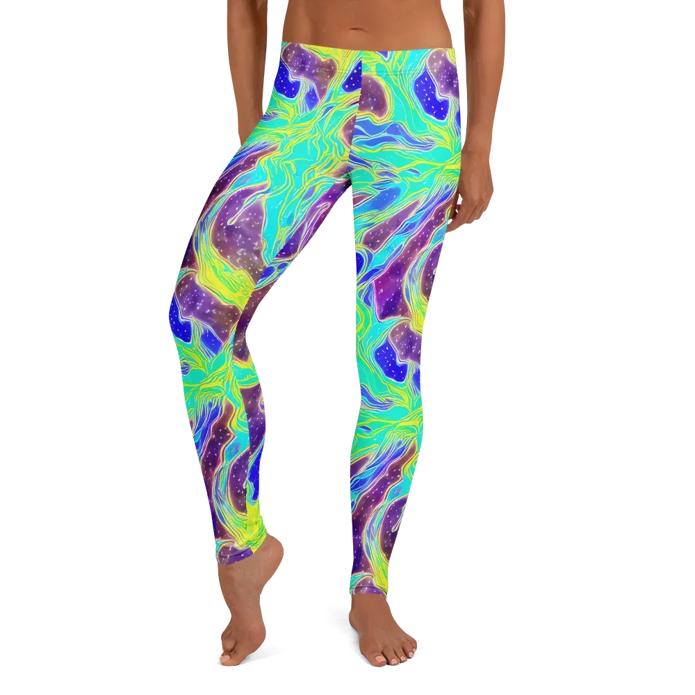 Galactic Marble on Leggings — Front