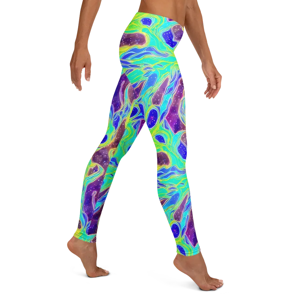 Galactic Marble on Leggings — Right
