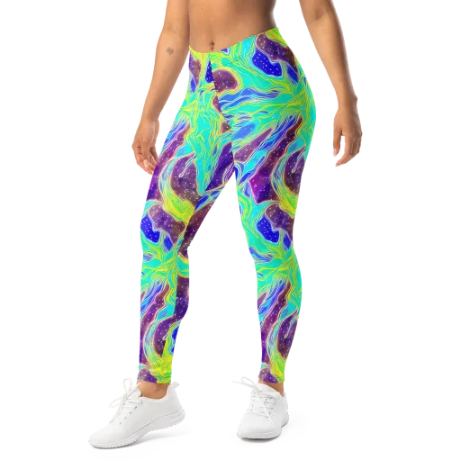 Galactic Marble on a Leggings