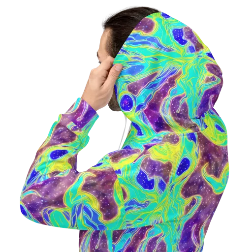 Galactic Marble on a Hoodie