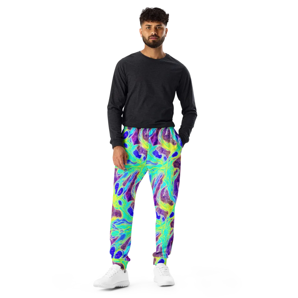 Galactic Marble on Men's Joggers — Front