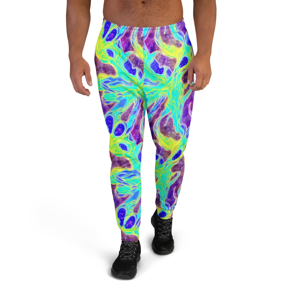 Galactic Marble on Men's Joggers — Front