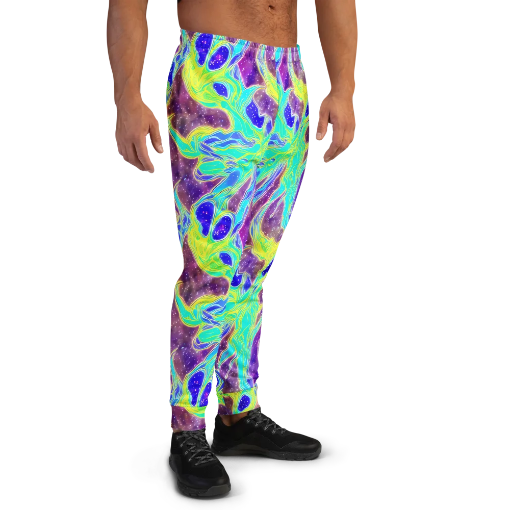 Galactic Marble on Men's Joggers — Right