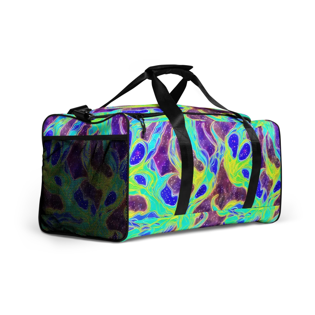 Galactic Marble on Duffle Bag — Right Front