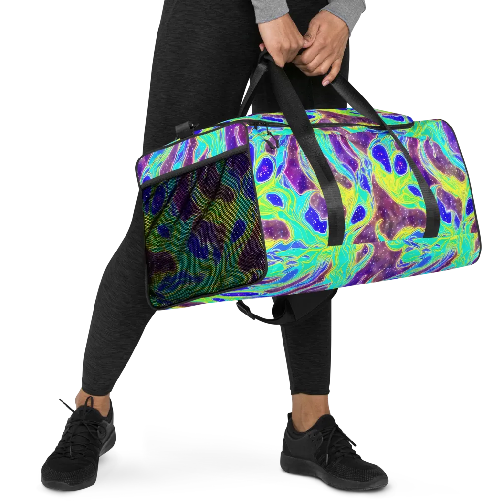 Galactic Marble on Duffle Bag — Right Front