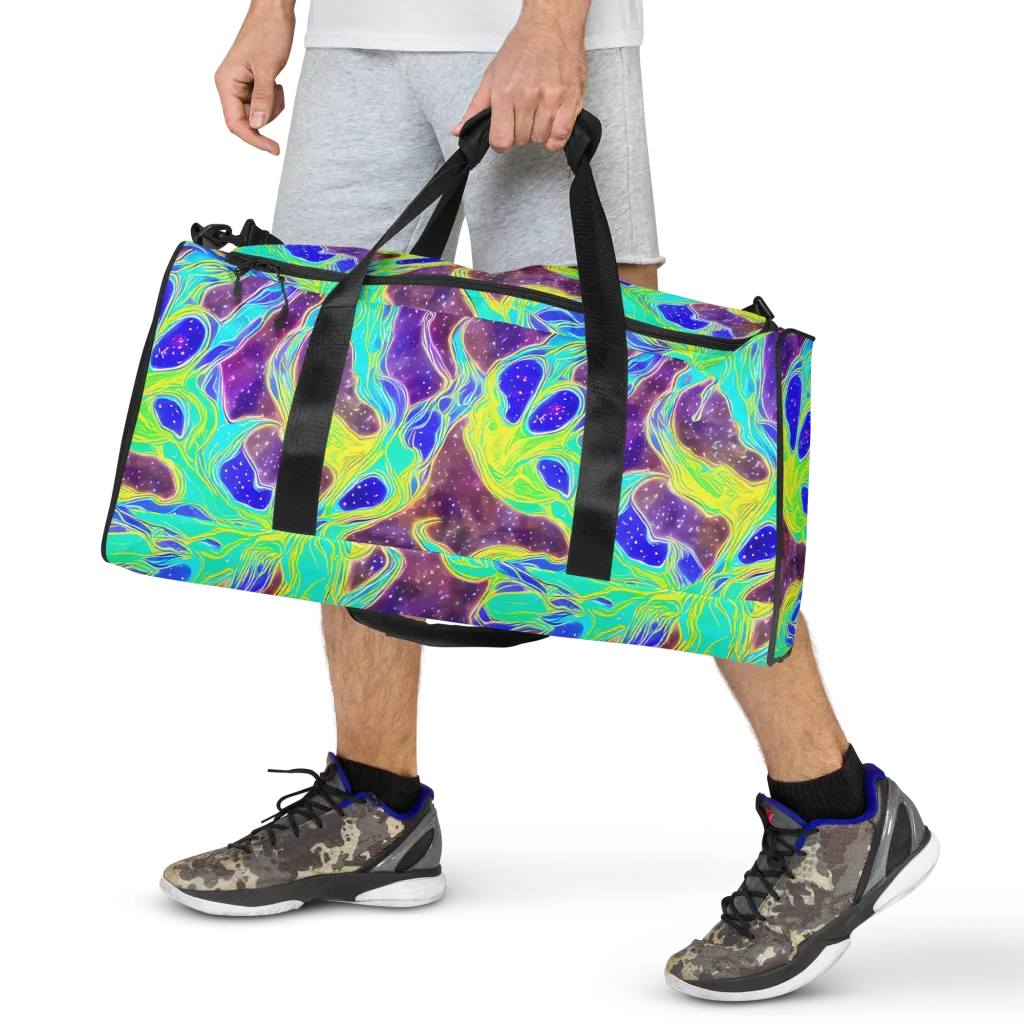 Galactic Marble on Duffle Bag — Front