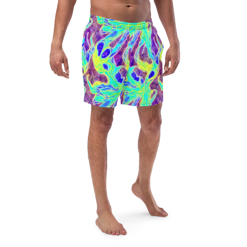 Galactic Marble on Swim Trunks — Front