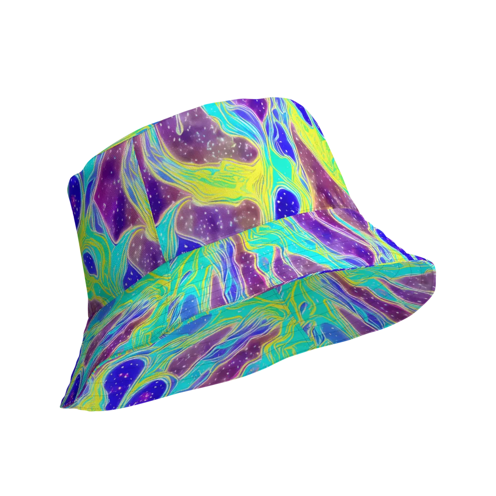 Galactic Marble on Reversible Bucket Hat — Product details Outside