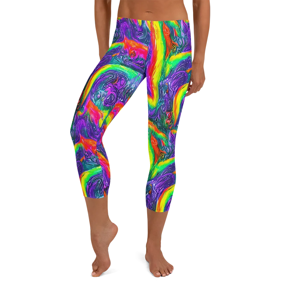 Afterglow Inferno on Capri Leggings — Front