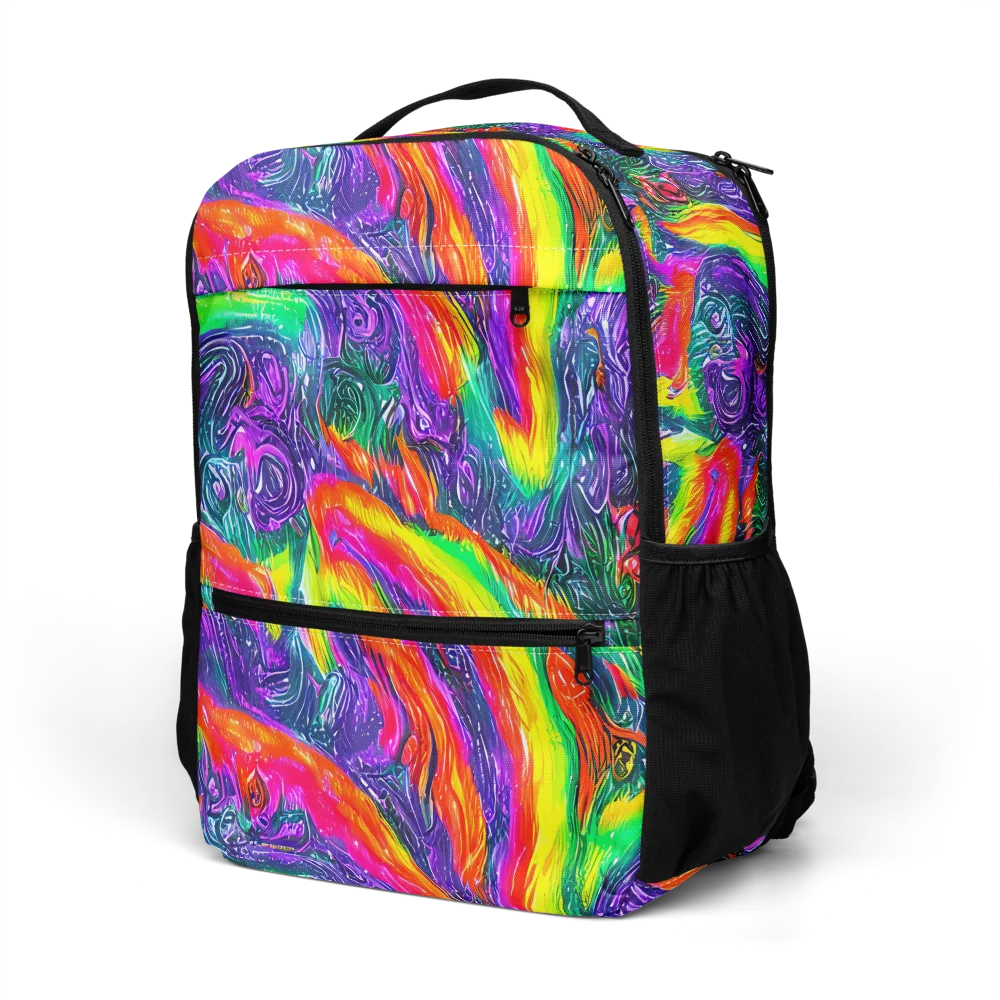 Afterglow Inferno on Utility Backpack — Left Front