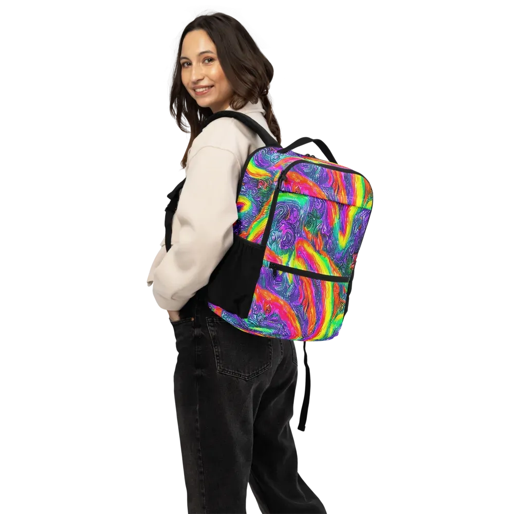 Afterglow Inferno on Utility Backpack — Back