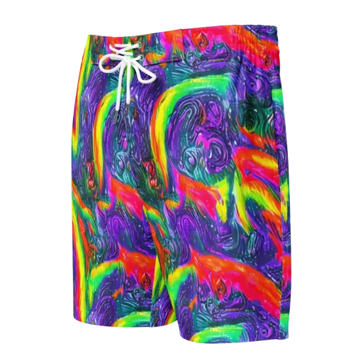 Afterglow Inferno on a Men's Board Shorts
