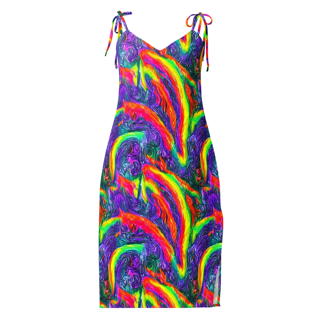 Afterglow Inferno on Slip Dress — Front