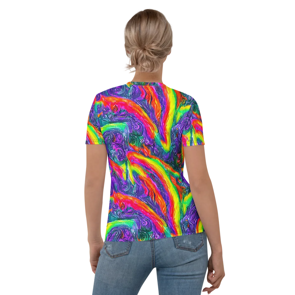 Afterglow Inferno on Women's Crew Neck T-Shirt — Back