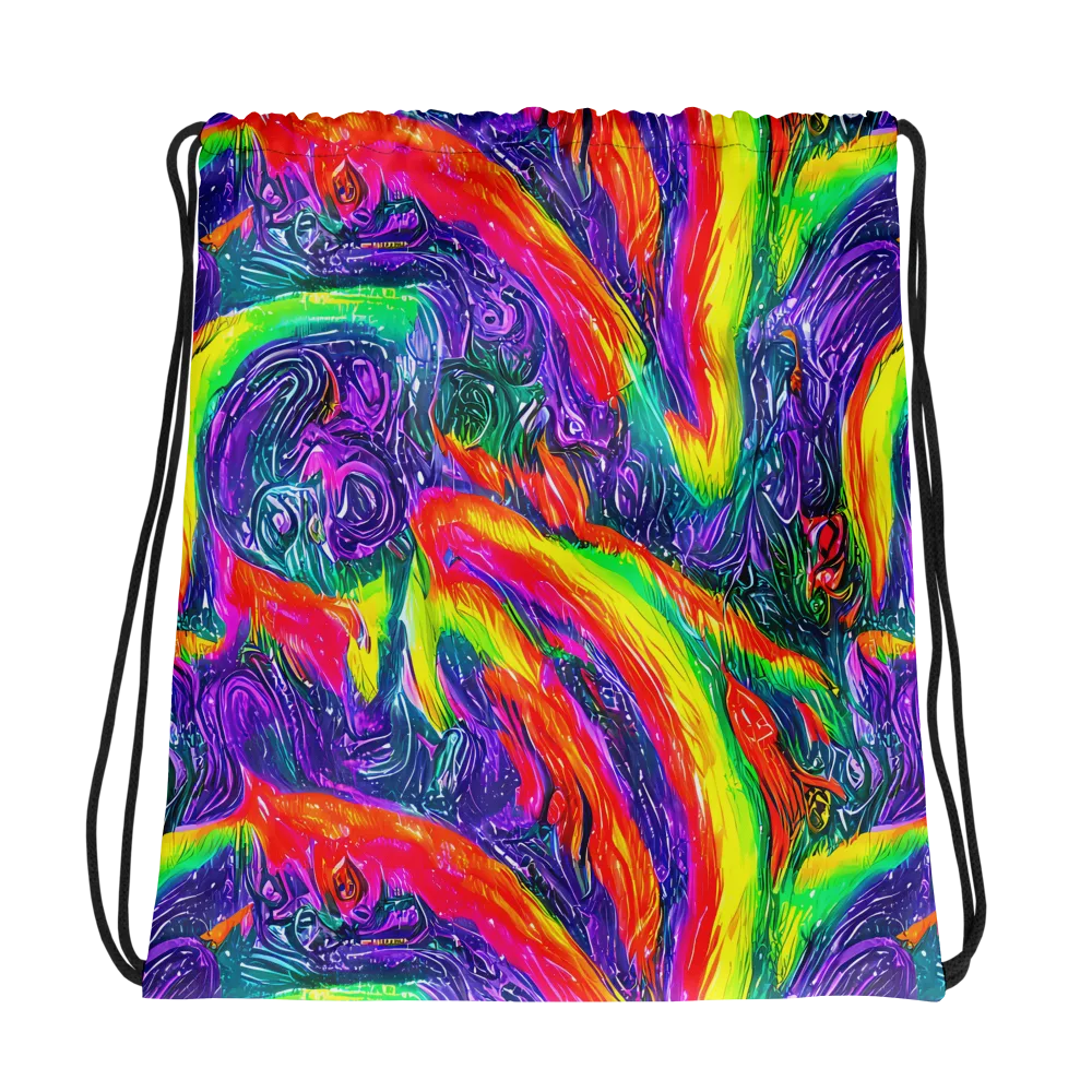 Afterglow Inferno on Drawstring Bag — Photo