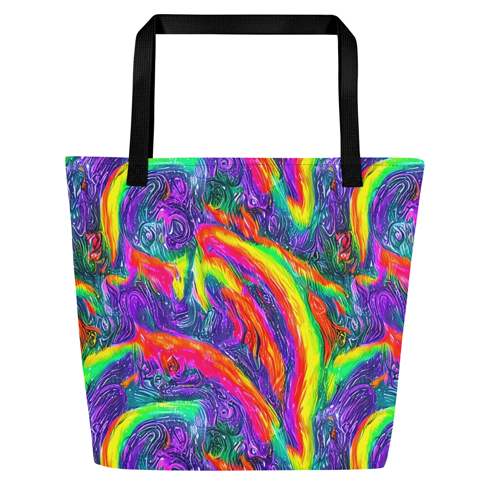 Afterglow Inferno on Large Tote Bag W/ Pocket — Front