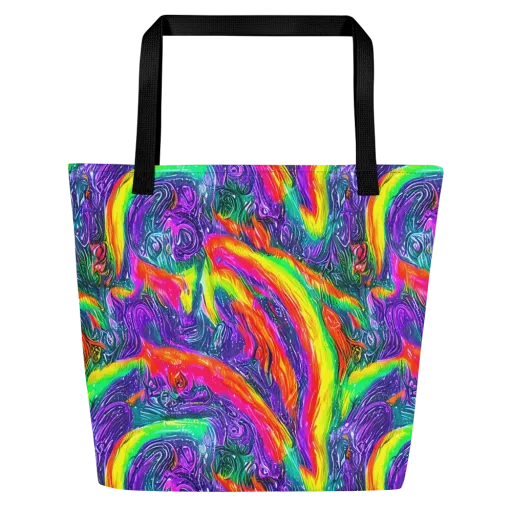 Afterglow Inferno on a Large Tote Bag W/ Pocket