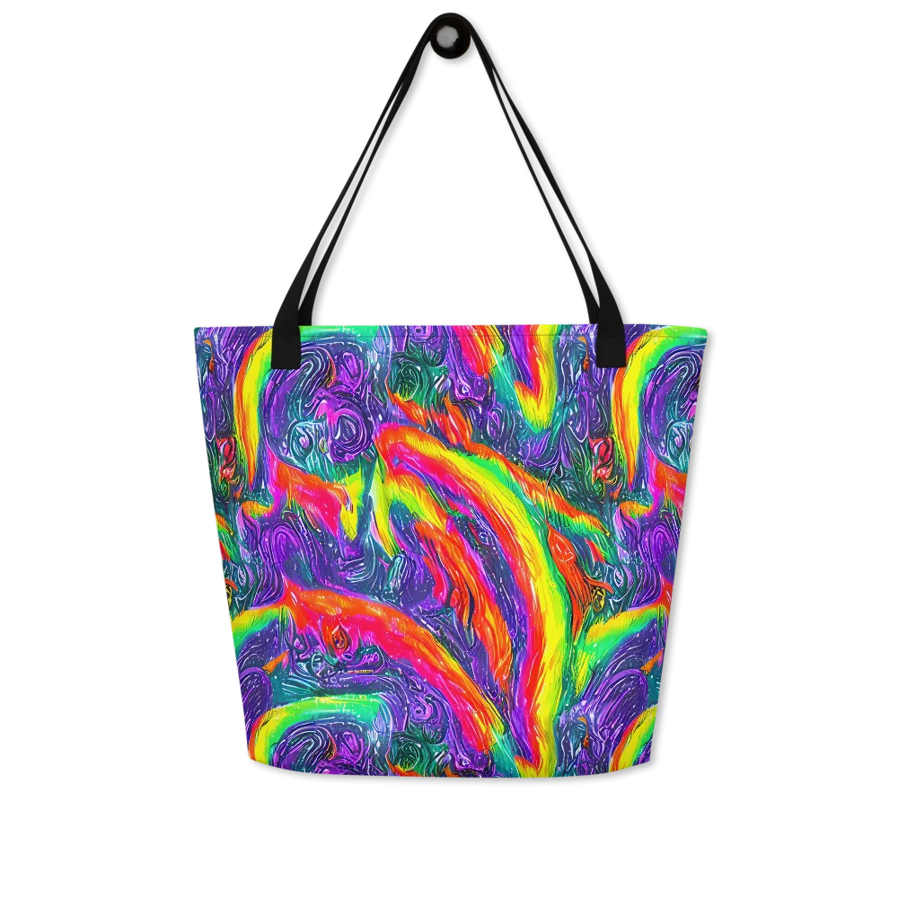 Afterglow Inferno on Large Tote Bag W/ Pocket — Front