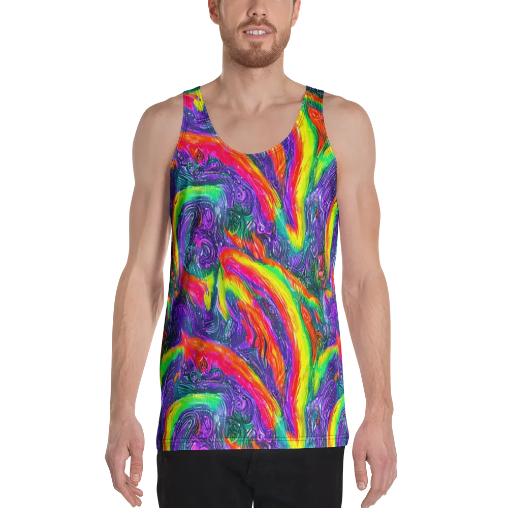 Afterglow Inferno on Men's Tank Top — Front