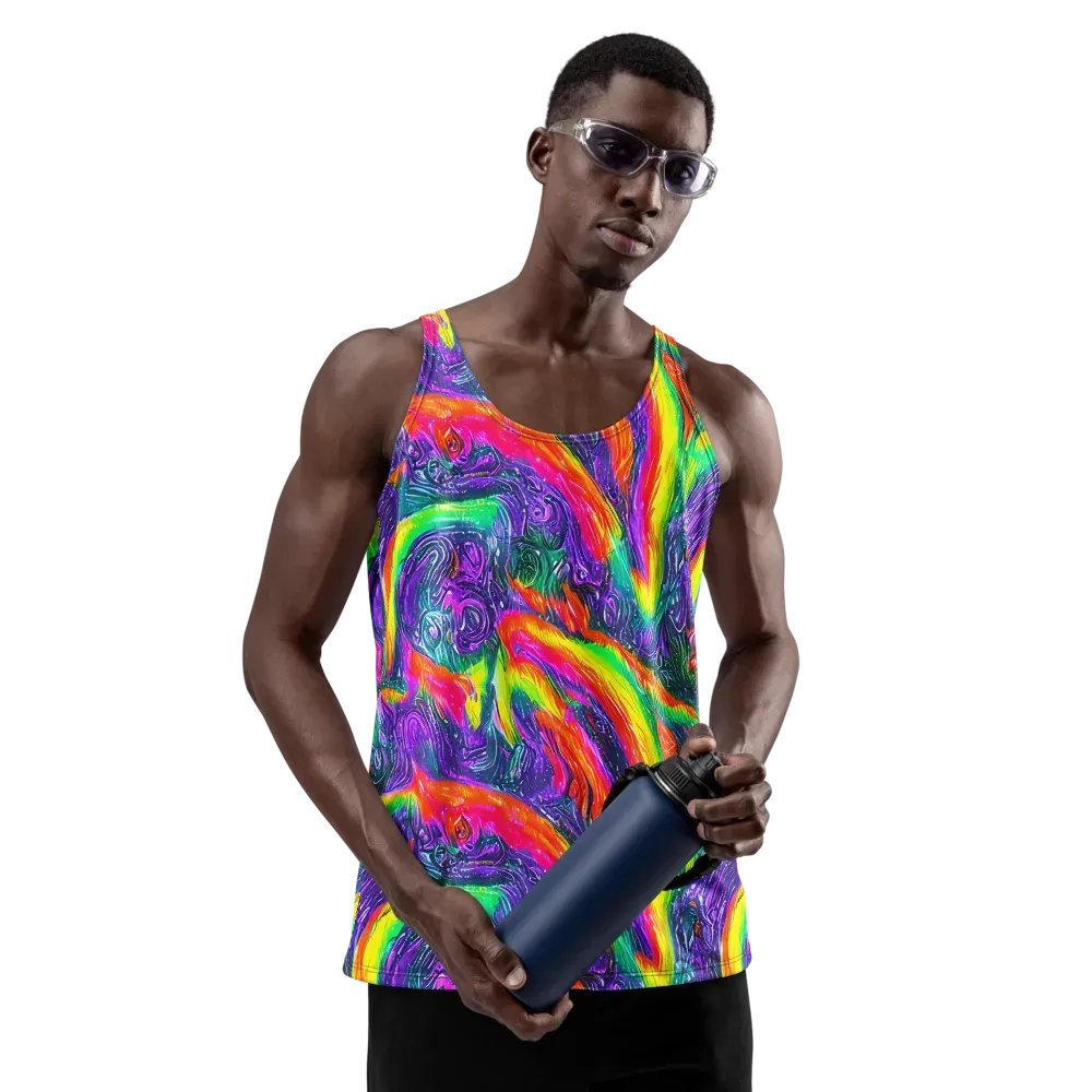 Afterglow Inferno on Men's Tank Top — Front