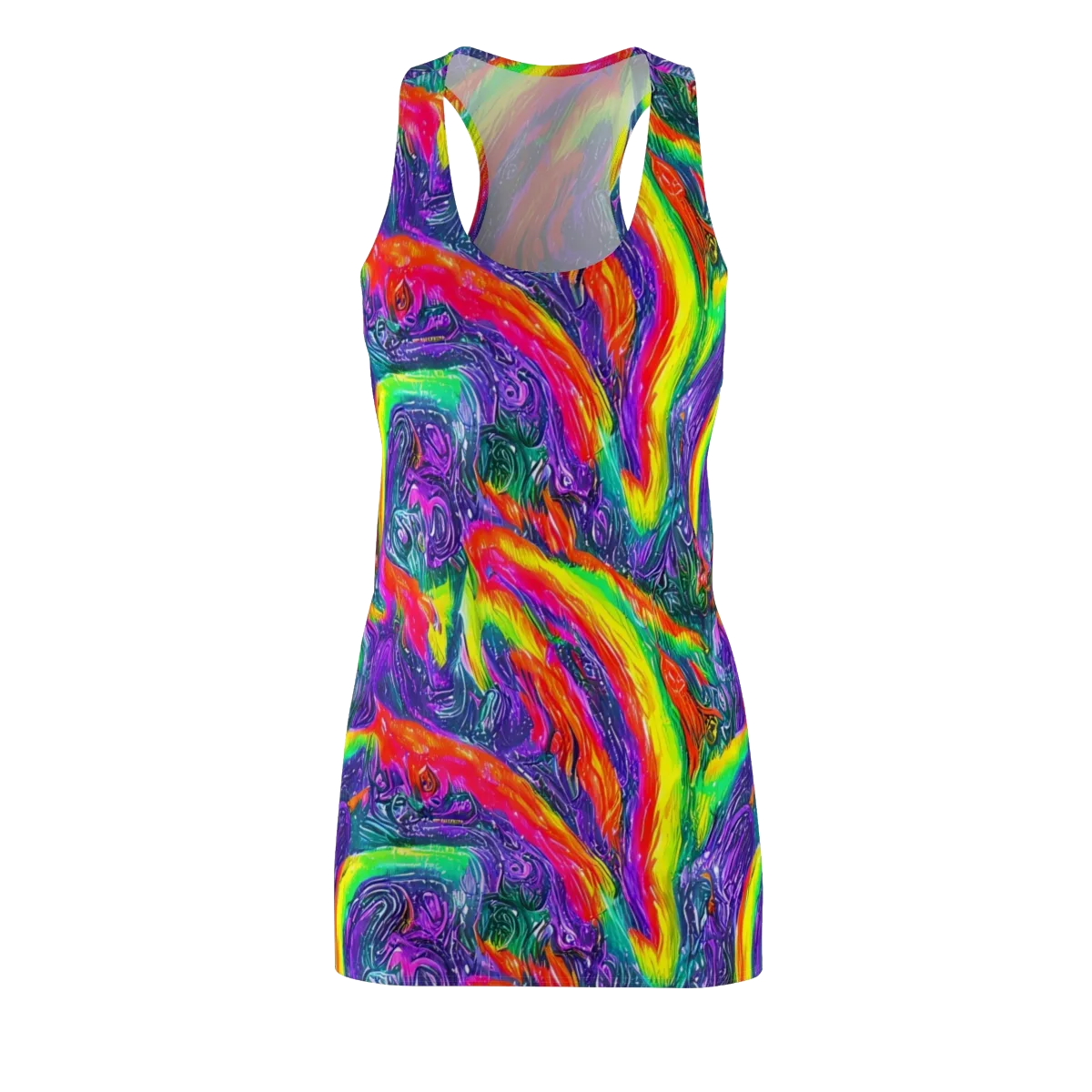 Afterglow Inferno on Racerback Dress — Front