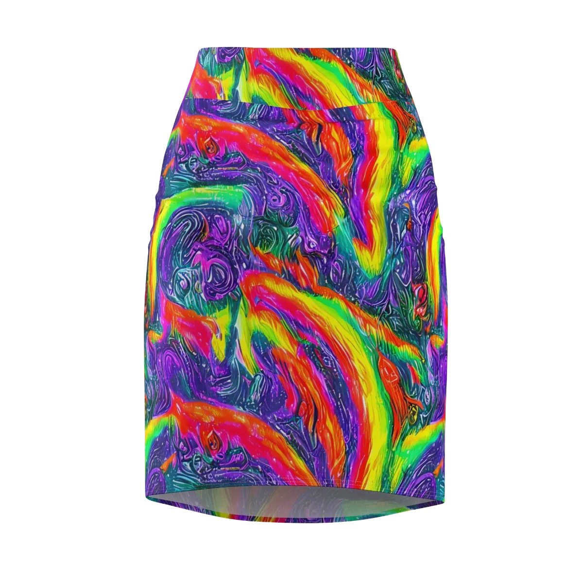 Afterglow Inferno on Pencil Skirt — Front