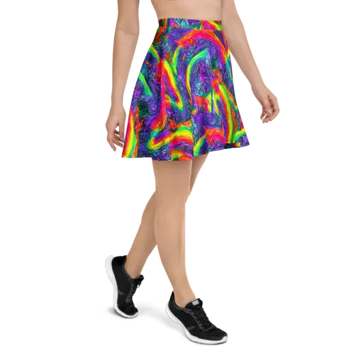 Afterglow Inferno on a Skater Skirt