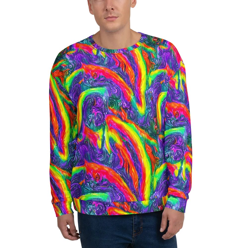 Afterglow Inferno on Sweatshirt — Front