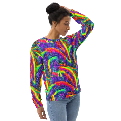 Afterglow Inferno on a Sweatshirt