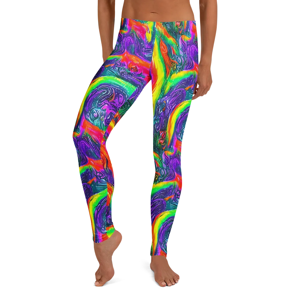 Afterglow Inferno on Leggings — Front