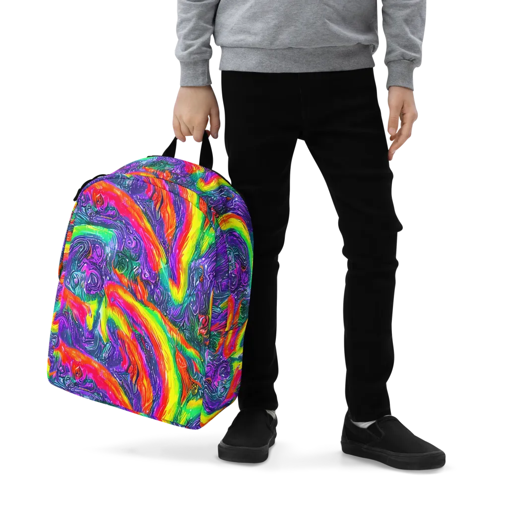 Afterglow Inferno on Minimalist Backpack — Zoomed-in