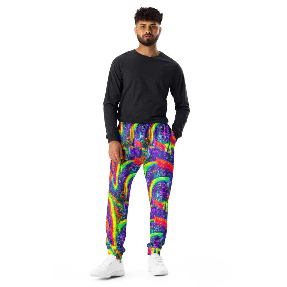 Afterglow Inferno on Men's Joggers — Front