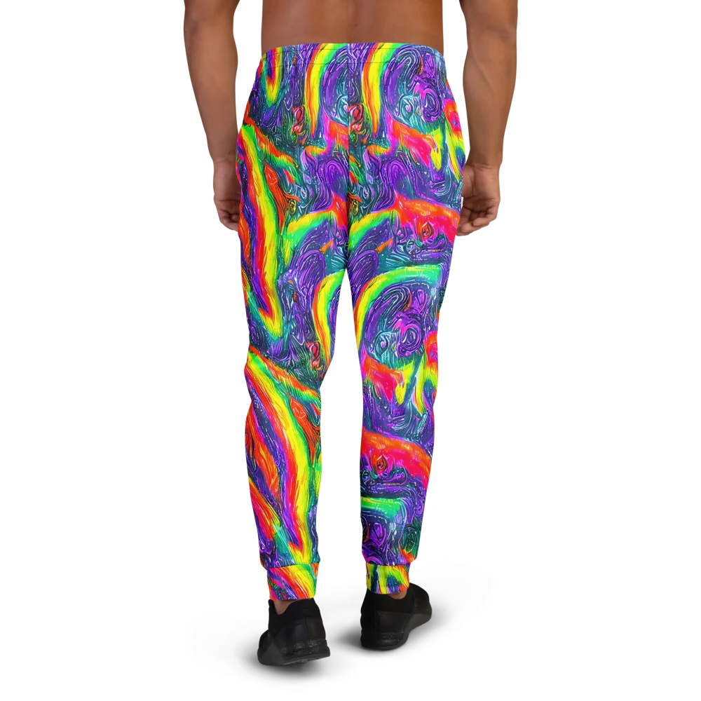 Afterglow Inferno on Men's Joggers — Back