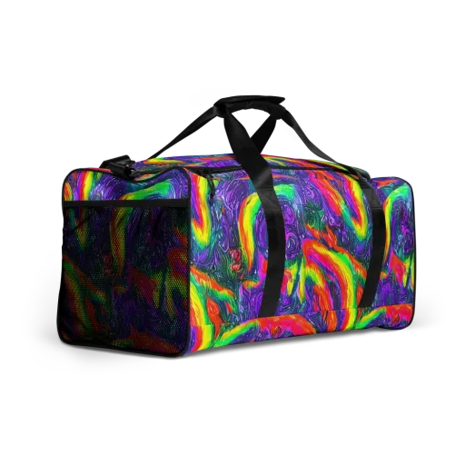 Afterglow Inferno on a Duffle Bag