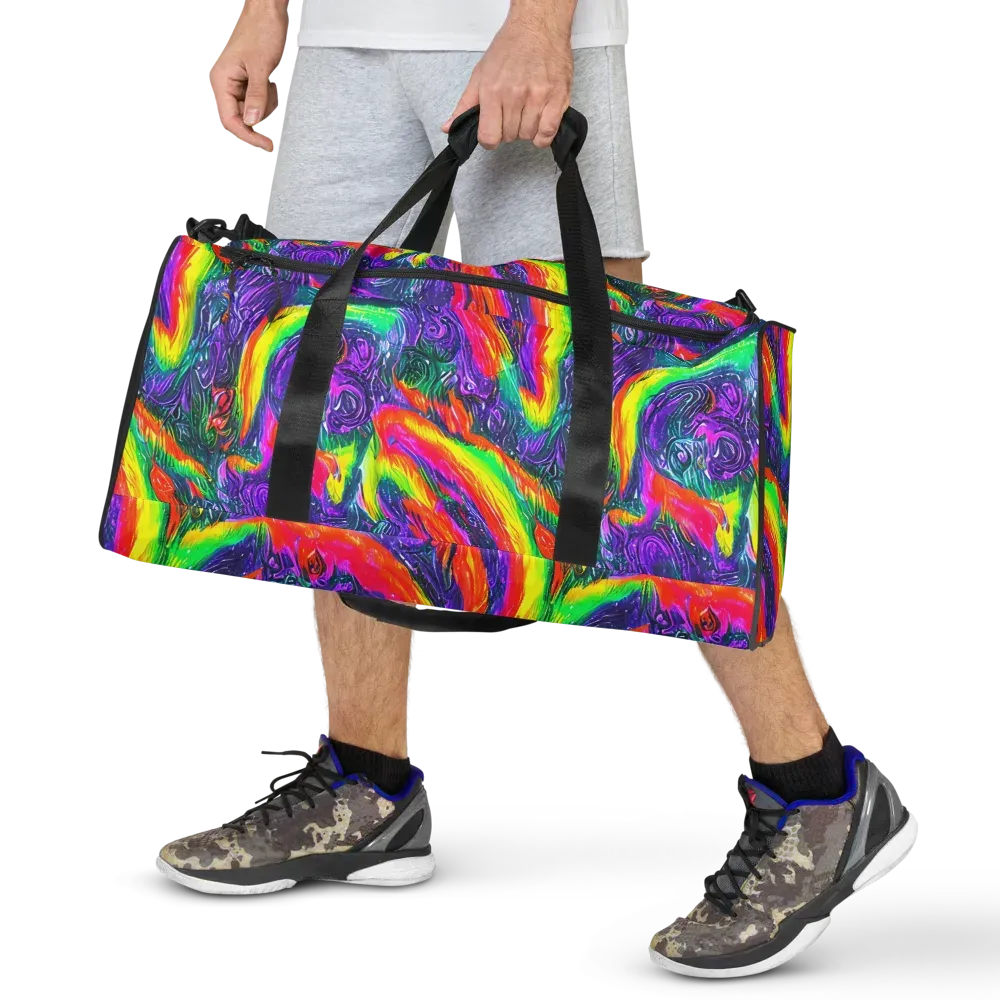 Afterglow Inferno on Duffle Bag — Front