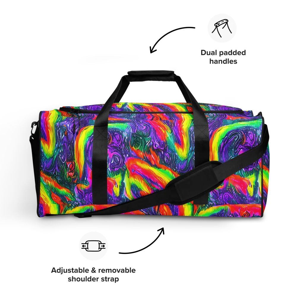 Afterglow Inferno on Duffle Bag — Front