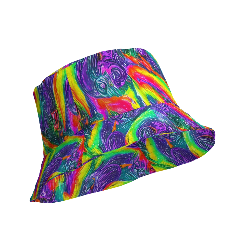 Afterglow Inferno on Reversible Bucket Hat — Product details Outside