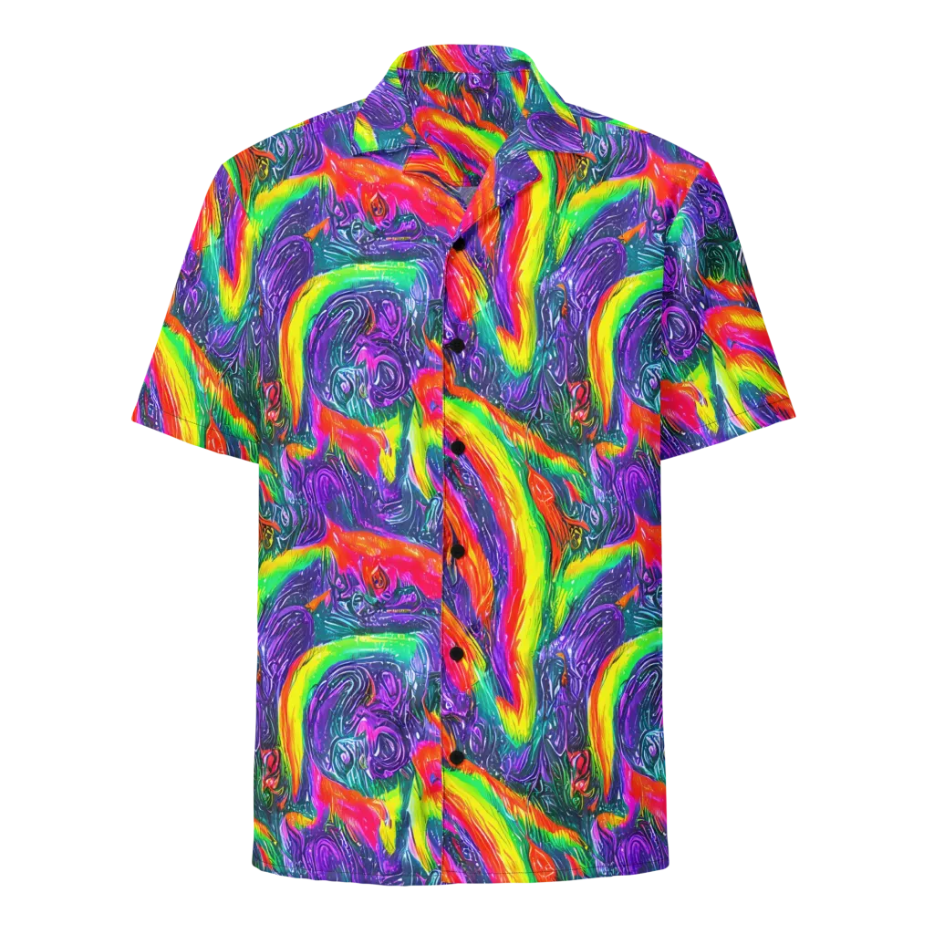 Afterglow Inferno on Button Shirt — Front