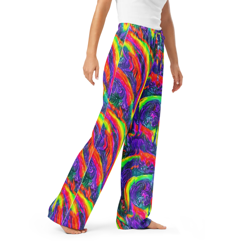Afterglow Inferno on Women's Pajama Pants — Right Front