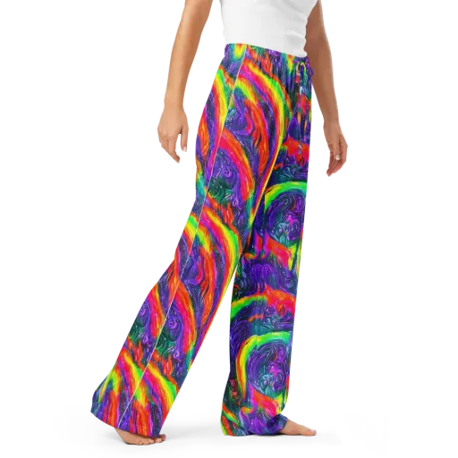 Afterglow Inferno on a Women's Pajama Pants