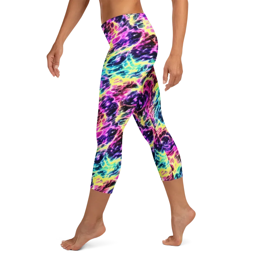 Prism Maelstrom on Capri Leggings — Left