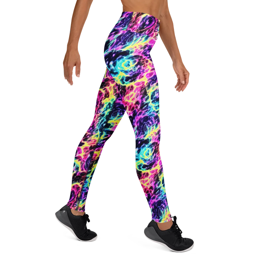 Prism Maelstrom on Yoga Leggings — Right
