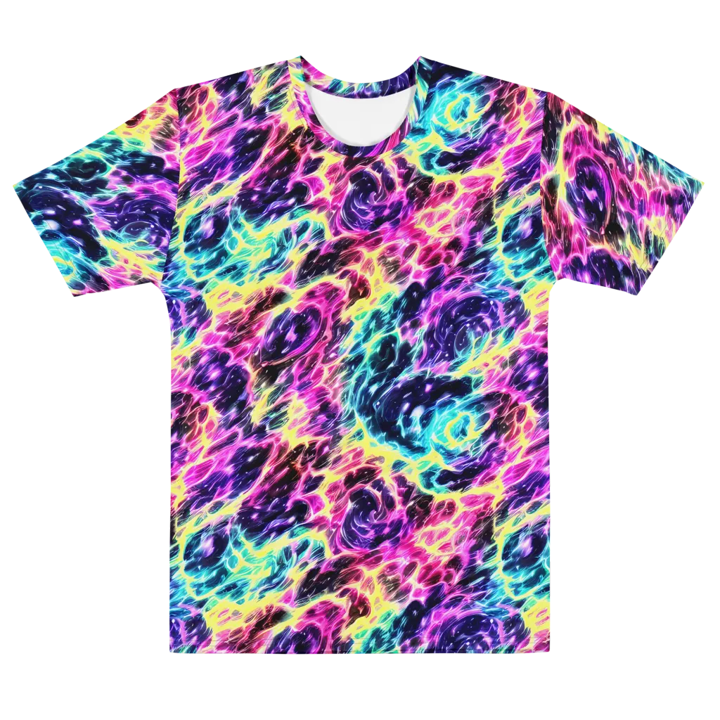 Prism Maelstrom on Men's Cotton Crew Neck T-Shirt — Front